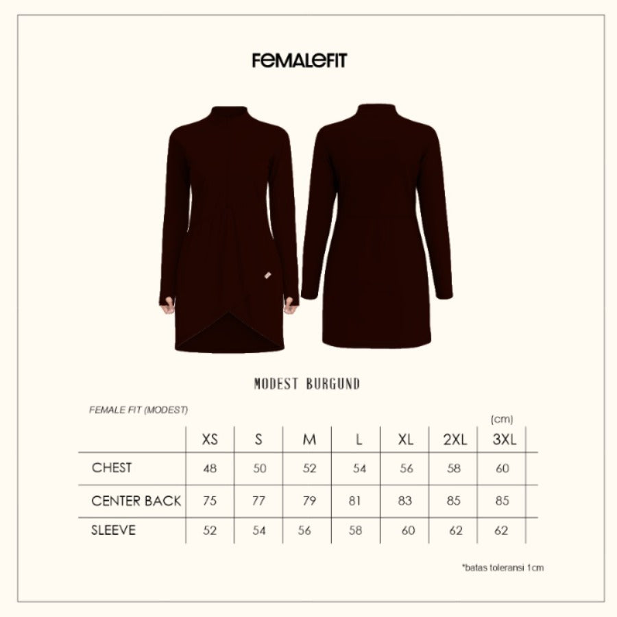 Sport Modest - Burgundy