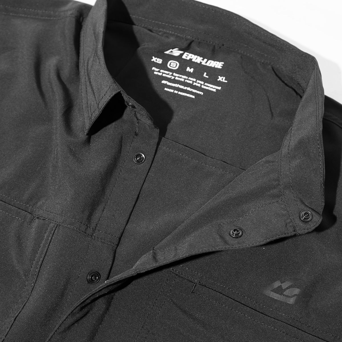 FlowShirt - Black - Epixlore Running Shirt