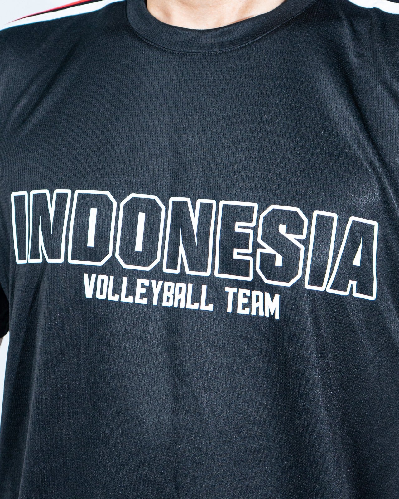 AVC 26 - Casual Jersey Indonesia National Volleyball Team - Black