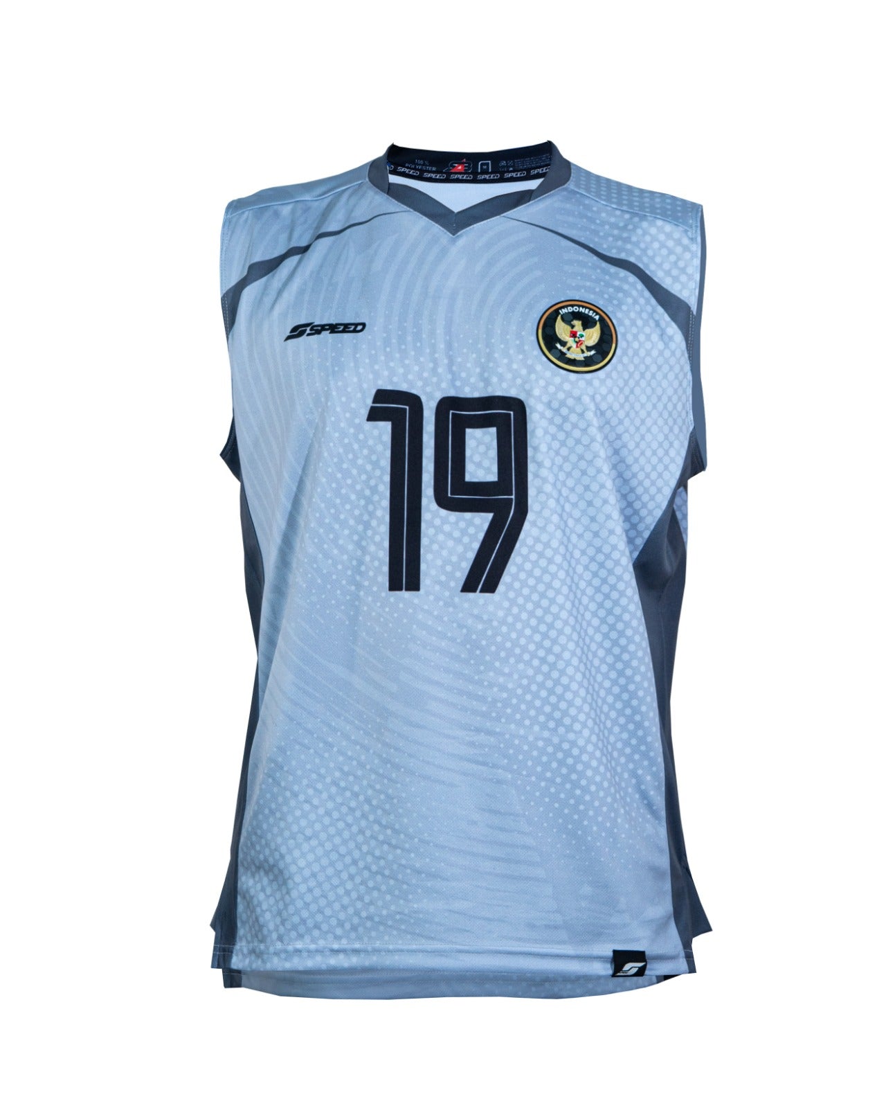 AVC 26 - Training Jersey Indonesia National Volleyball Team - Gray