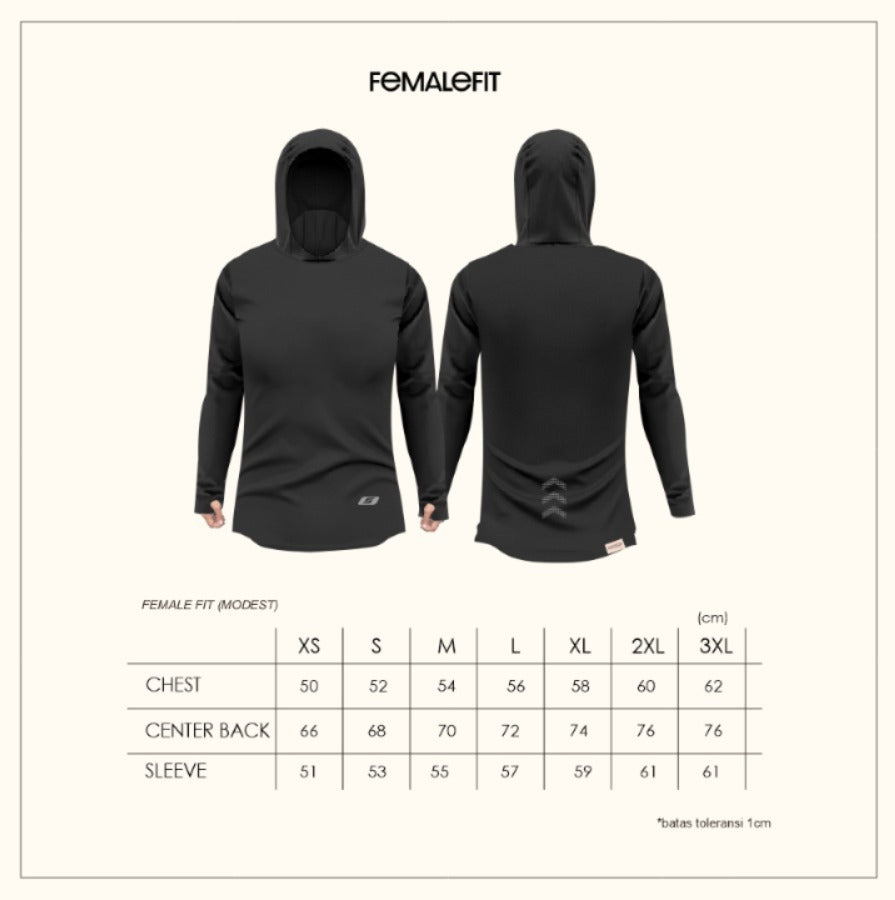Sport Modest Hitam