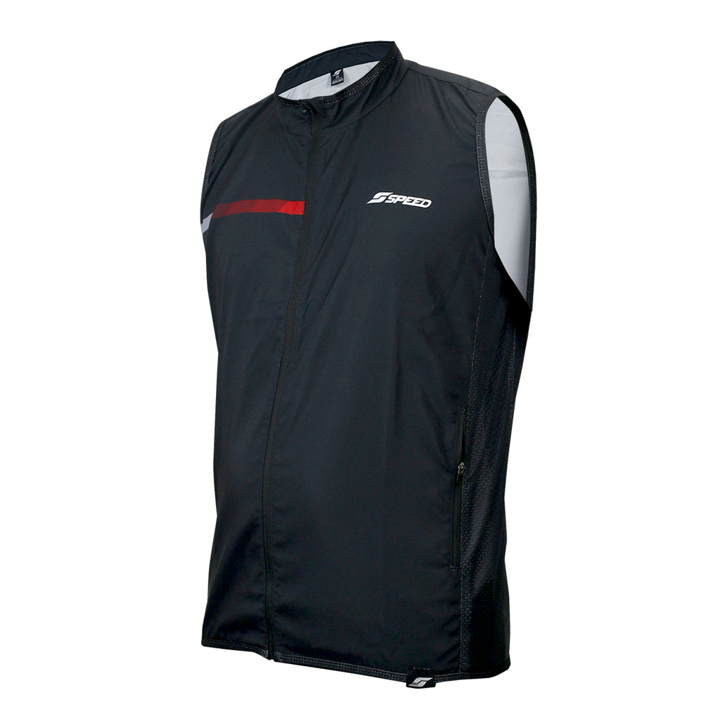 Windproof Cycling Vest Noir