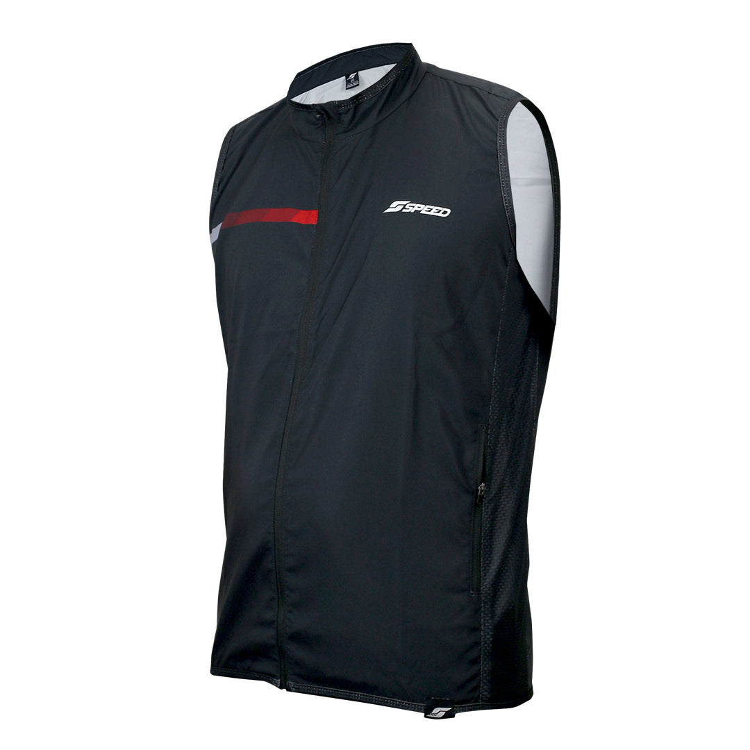 Windproof Cycling Vest Noir