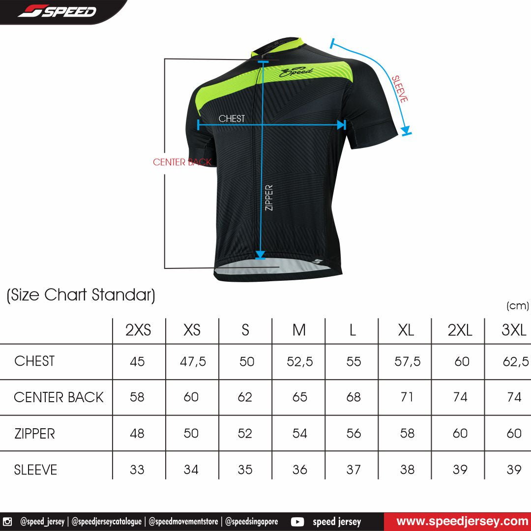 Jersey Sepeda Roadbike Premium Speed Jersey - Asva