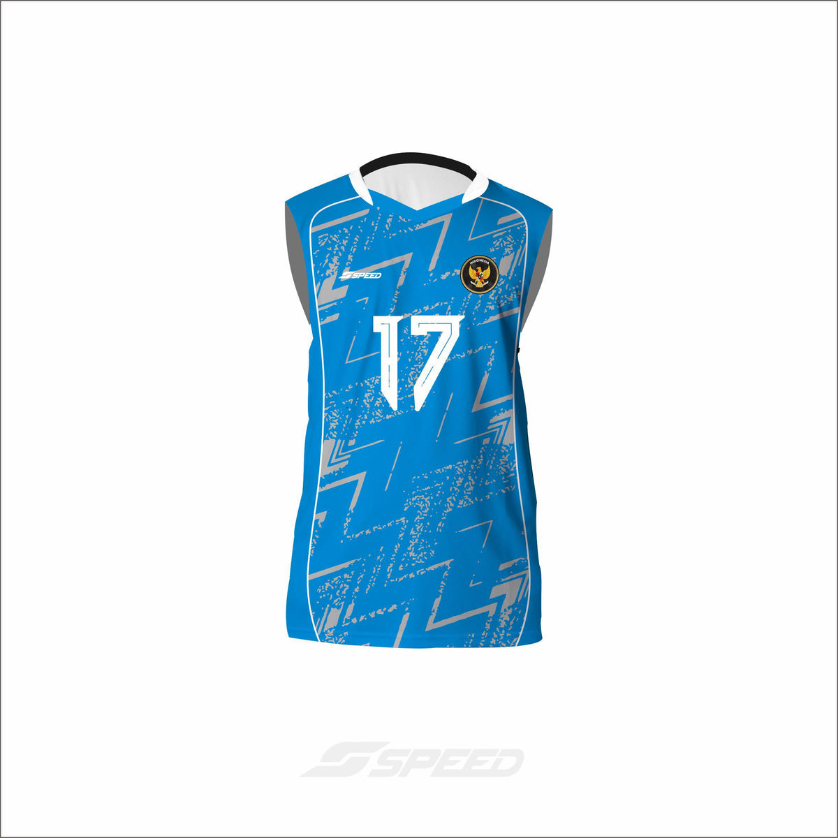 AVC 26 - Training Jersey Indonesia National Volleyball Team Continental - Biru