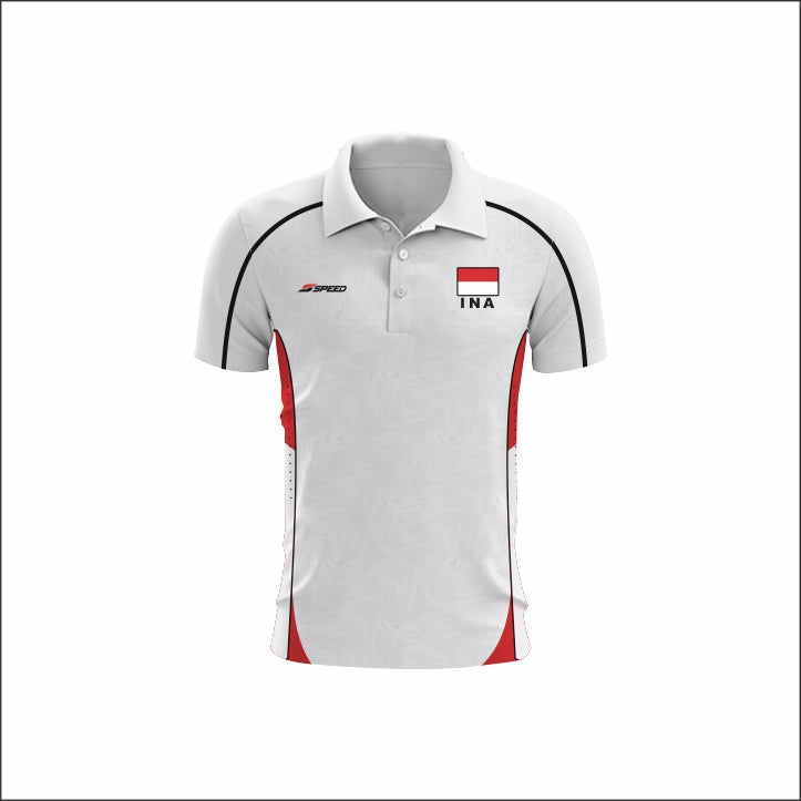 SEA V CUP 26 - Poloshirt Issue Indonesia National Volleyball Team - White