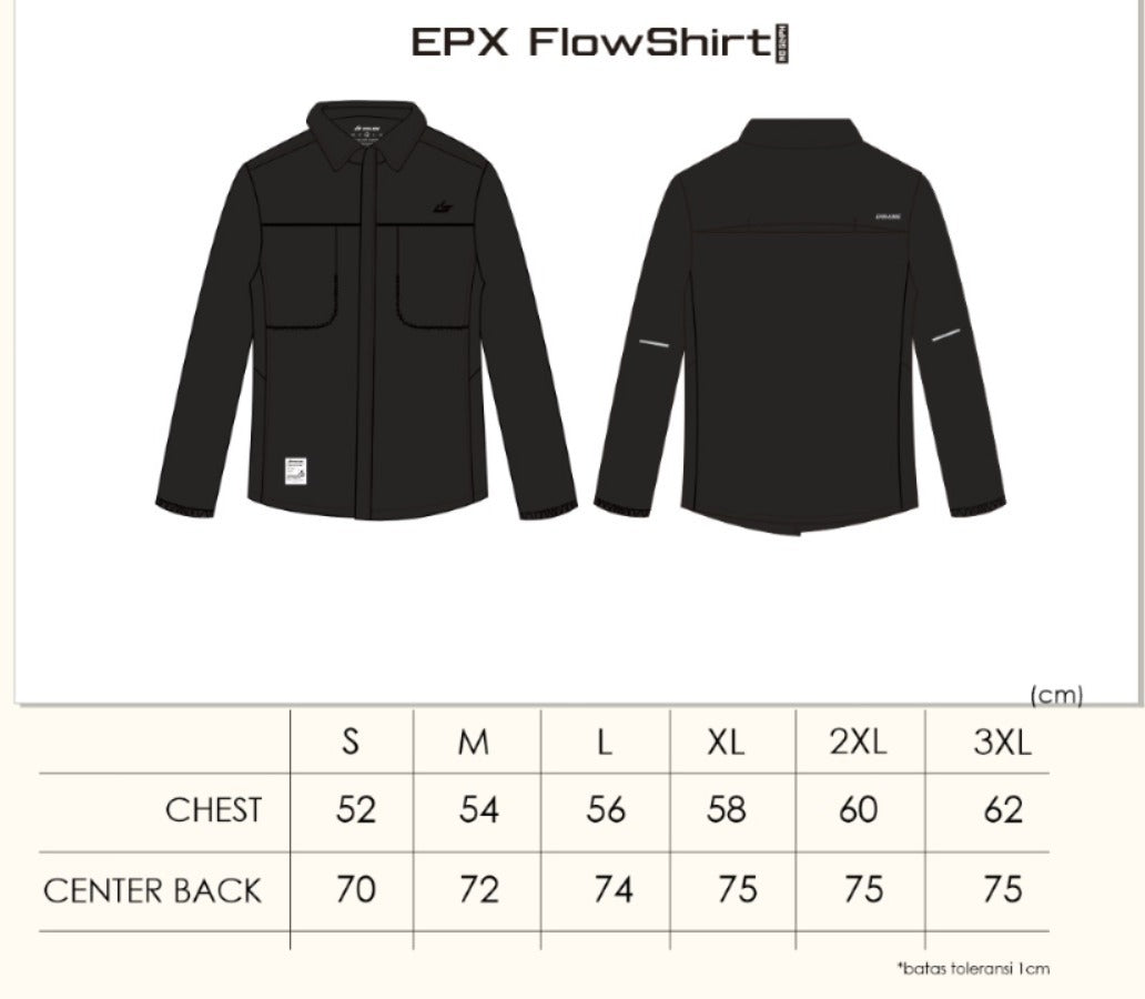 FlowShirt - Black - Epixlore Running Shirt
