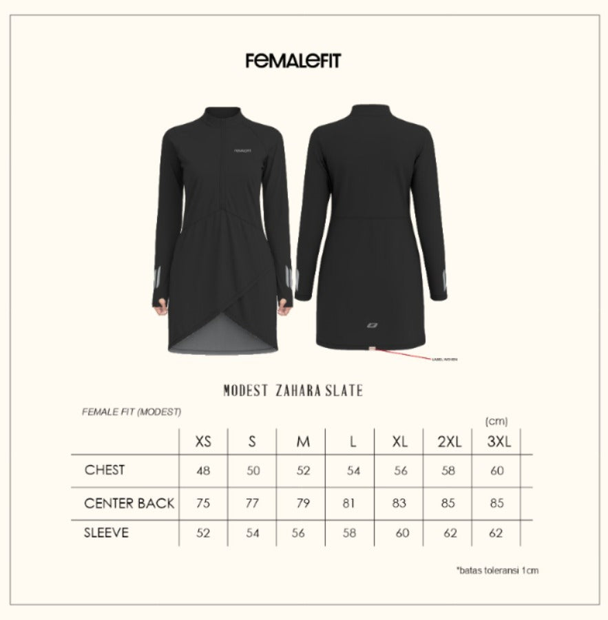 Sport Modest - Zahara Slate